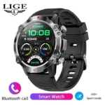 LIGE Men's Smartwatch Health Bracelet Heart Rate Sleep Monitoring Bluetooth Call Outdoor Waterproof Clearance Sale Smart Watches