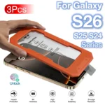 3Pcs Tempered Glass For Galaxy S26 S25 Edge S24 Ultra Plus A57 A37 A36 Screen Protector 9H Mobile Accessories Fingerprint