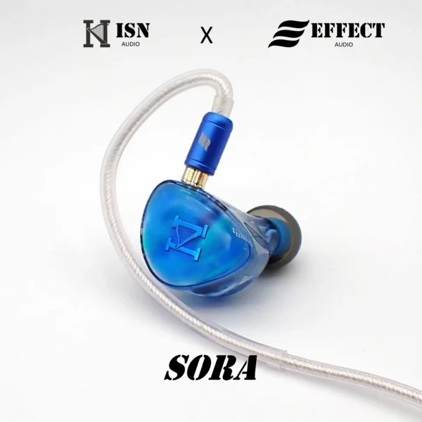 ISN Audio X Effect Audio SORA 2DD + 2BA + 1BCD + 2 Micro Planar Magnetic Drivers Hybrid 2Pin 0.78mm HiFi Audiophile Earphone IEM
