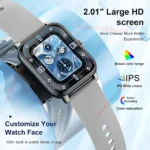 2026 Smart Watch Android IOS Phone 2.01 Inch Color Screen Bluetooth Answer Call Fitness Watches Tracker Smartwatch Women Men New - Image 2